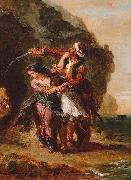 Eugene Delacroix Bride of Abydos France oil painting artist